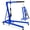 Blue, variant on Memoryfield 2 Ton Folding Hydraulic Engine Hoist, 4400 lb Cherry Picker Crane with Telescopic Boom & 6 Wheels, Yellow