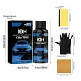 thumbnail image 2 of Ceramic Coating Kit for Cars DIY Automotive Nano Ceramic Coating with Polishing Agent, Car Paint Protection Kit with Microfiber Towel Sponge and Gloves, 2 of 9