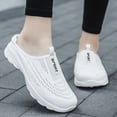 thumbnail image 4 of CHICVOMEY Clogs Mules for Women Shoes Slip on Sneakers Flats Lightweight Breathable Mesh Comfort Walking Shoes, 4 of 8