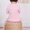 thumbnail image 5 of ZHOGXU Baby Girls Summer Outfit With Letter Graphic Tee And Matching Shorts 2PCS Sportswear Set For Kids,Pink,12-18 Months, 5 of 5