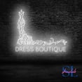 thumbnail image 3 of Shinelab Dress Boutique Neon Sign, Clothing Boutique Led Sign, Fashion Shopping Decor, Clothing Shop Wall Art 1241, 3 of 5