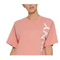 thumbnail image 2 of DKNY Women's Logo T-Shirt Red Size Large, 2 of 3