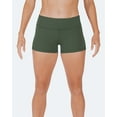thumbnail image 3 of Women Premium 3" / 5" Inseam No-Ride Compression Active Workout Booty Shorts Running Yoga Volleyball Crossfit, 3 of 7