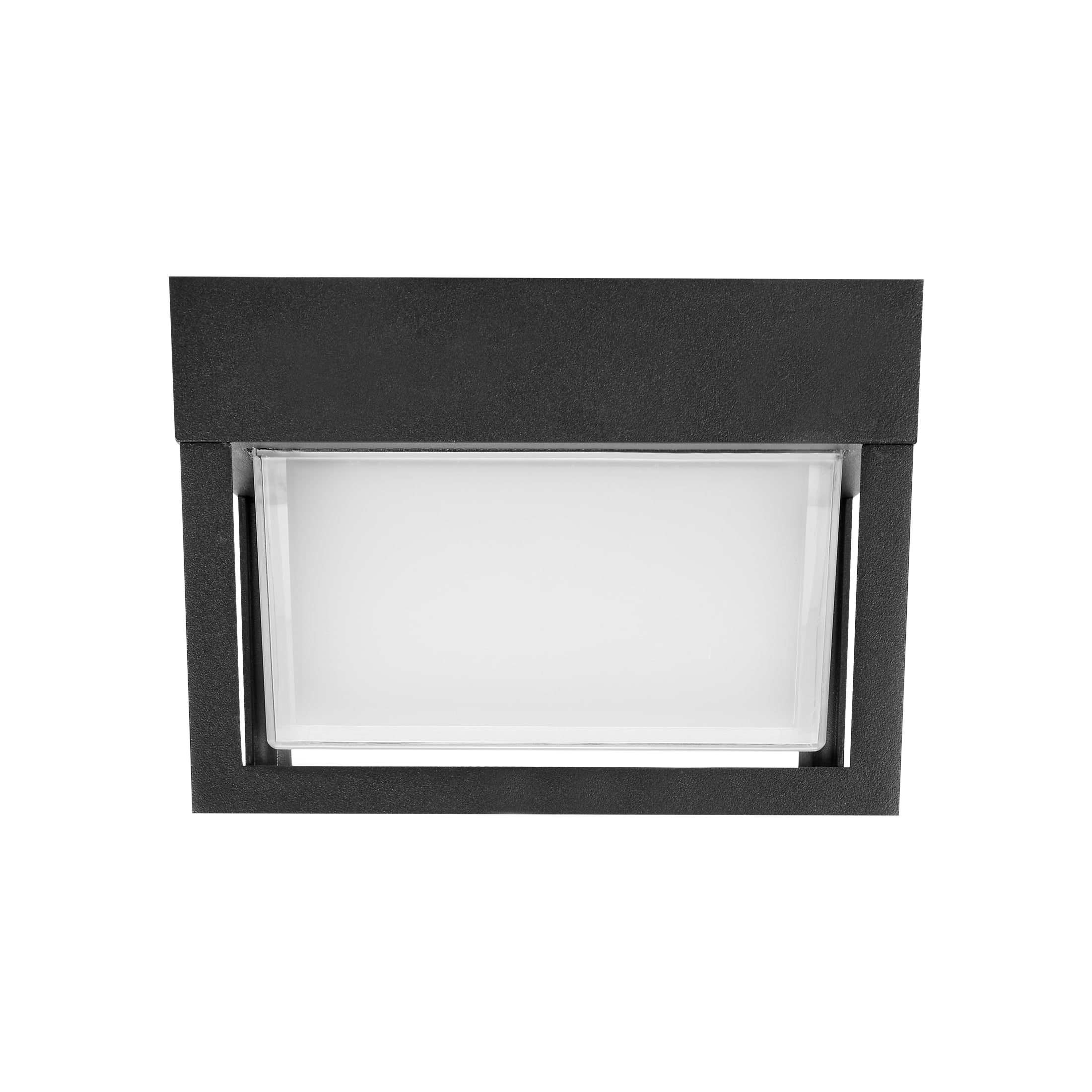 Maxxima Black Outdoor LED Wall Light with Clear Lens, Sconce, Modern Porch Light, 1200 Lumens, 5 CCT 2700K-5000K