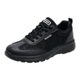 thumbnail image 6 of HEWUQI Running Shoes Women Lace up Arch Support Platform Wedge Walking Non Slip Sneakers Lightweight Casual Outdoor Athletic Footwear Black Size 12, 6 of 6