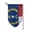 Fillet, variant on Retro North-Carolina Flag Garden Flag Double Sided Flags with Vivid Color for Yard Lawn Garden Decor 12.5 x18 Inch Fillet