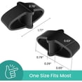 thumbnail image 5 of Welnove Bunion Corrector, Toe Separators with 2 Loops, Big Toe Spacer Suitable for Bunion and Overlap Toe (Pack of 12, Black), 5 of 6