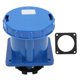 thumbnail image 1 of 220?250V 63A Industrial Connector 2P+E 3Pin Straight Plug IP67 Waterproof for Agriculture, 1 of 5