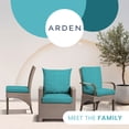 thumbnail image 4 of ARDEN Basics Outdoor Seat Pad Cushion, 17 x 17, Water Repellent and Fade Resistant, Luna Geometric, 4 of 9