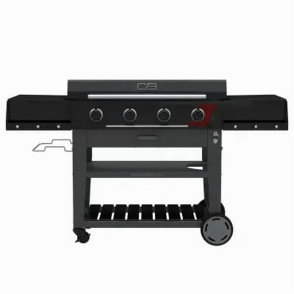 Charbroil 138899 36 in. 4 Burner Griddle Cart - Black