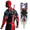 thumbnail image 2 of Deadpool Adult Costume With Weapon Kit Halloween Spandex Suit Swords Knives Prop, 2 of 3