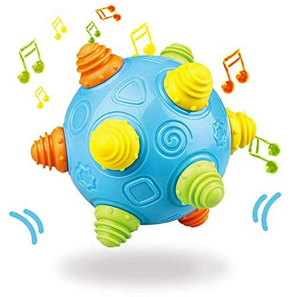 SIfdSeng One Year Old Girl Toys Educational Baby Music Shake Dancing Ball Toy Free Bouncing Sensory Developmental Ball Bulk Christmas Toys for Kids Prizes One Year Old Toys for Boys Outside