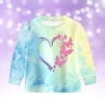 thumbnail image 6 of yboeqw 2T-8T Girls Fall Outfit Sets Long Sleeve Cute Printed Sweatshirt Pant 2 Piece Kids' Clothing Sets,Size 5-6 Years, 6 of 8