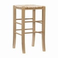 thumbnail image 3 of Linon Home Decor Graham Backless Barstool (Set of 2) Natural Walnut Finish, 3 of 5