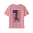 thumbnail image 4 of XIYNBAOK Girls 4th Of July Top Kid Toddler Graphic Printed Tshirts Boys Girls Fashion Short Sleeve T Shirts Unisex Casual Tops Teens Vintage Clothes, 4 of 4