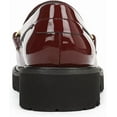 thumbnail image 5 of Franco Sarto Women's Senna Lug Sole Loafer Dark Red Patent 7.5M, 5 of 6