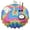 Colorful Tie Dye, variant on Colorful Tie Dye Pattern Round Tablecloth 60"x60",Wrinkle Wipeable Table Cloth for Kitchen Dining Room Picnic Patio Party