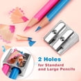 thumbnail image 4 of Taille-crayon Double Manuel en Bimétal, Haute Qualité, Perforé, Design Compact, Point Idéal, 4 of 4