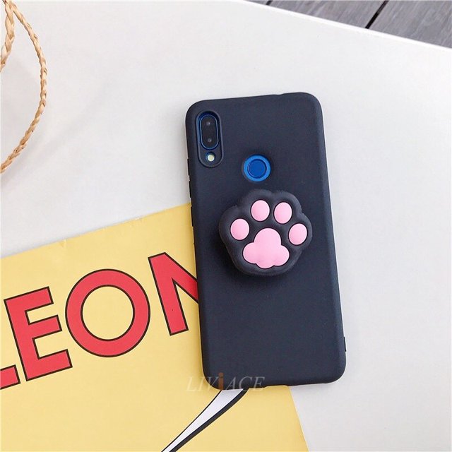 Funda de silicona con dibujos animados para teléfono móvil, carcasa trasera suave con soporte para Samsung Galaxy A50, A30, A40, A20, A10, A70, A60, A80, A7, 2018, A10E qiuyongmign unisex
