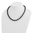 thumbnail image 3 of Primal Silver Sterling Silver Rhodium-plated 8-9mm Black Freshwater Cultured Pearl Necklace, 3 of 4