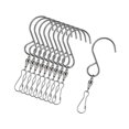 thumbnail image 4 of Baohd 10x Crochets Pivotants pour Pots de Fleurs Suspendus Robustes et Polyvalents Argent 3.5 Pouces 5Set, 4 of 6