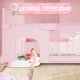 thumbnail image 4 of Baby Playpen Hiaksedt 74 x 50 cm para bebés y niños pequeños, color rosa, 4 of 7