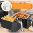 thumbnail image 4 of CNKOO  50Pcs Aluminum Foil Pans with Lids 100ml Aluminum Foil Baking Tray Non-Stick Aluminum Tins Rectangle Aluminum Foil Liners Aluminum Foil Containers for Air Fryer Oven Baking Cooking, 4 of 7