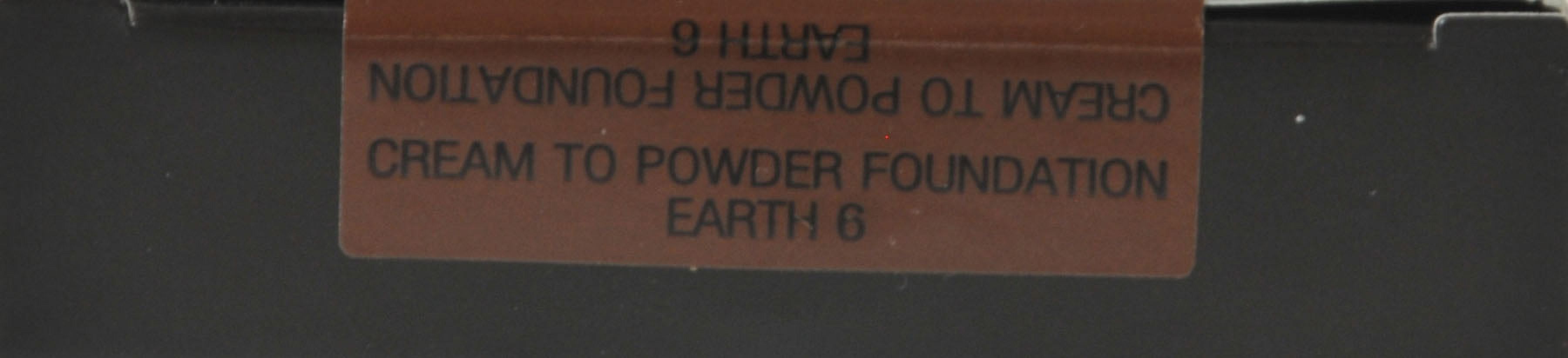 IMAN Cosmetics Second to None Cream to Powder Foundation, Deep Skin, Earth 6