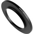 thumbnail image 1 of Adaptador de anillo elevador metal 43 a 62 mm compatible con cámaras sin espejo, lente DSLR, convertidor rosca filtro UV CPL ND, negro 43-62, 1 of 7