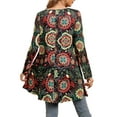 thumbnail image 5 of Fantaslook Womens Plus Size Tops Casual Long Sleeve Shirts Dressy Tunic Tops Fall Loose Blouses, 5 of 7