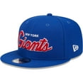 thumbnail image 3 of Men's New Era Royal New York Giants Main Script 9FIFTY Snapback Hat, 3 of 6