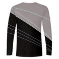 thumbnail image 3 of Men's T Shirt O-Neck Clothing Apparel Outdoor Long Sleeve Print Fashion Designer Vintage 2XL, 3 of 4