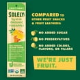 SOLELY Organic Pineapple Fruit Jerky, 12 Strips Made from Fresh Fruit, Individually Wrapped