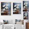 thumbnail image 4 of Designart "Verdant Winter Snowdrops" Snowdrops Floater Framed Canvas Wall Art, 4 of 5