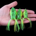 thumbnail image 2 of ruzhgo Bait Frog Imitation Trolling Tackle Set Baits Bionic Lifelike Reusable Fishing Lure Squid Freshwater Sporting Goods Green Yellow Red, 2 of 6