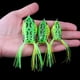 thumbnail image 3 of Wosthever Cebo Atracción atractiva Trolling Tackle Cebos Señuelo de pesca sintético biónico Pulpo Agua salada Productos de agua dulce Pescar Verde amarillo, 3 of 6