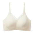 thumbnail image 4 of Ohufall Women Full Coverage Bra 34B/C-40B/C Push Up Bra Seamless Wireless Bra for Women Underwear, 4 of 4