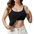 thumbnail image 1 of Débardeur Soutien-Gorge Léger Sans Coutures pour Femmes avec Bonnets Intégrés, 1 of 4