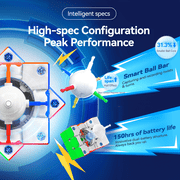 GAN356 I Carry E, Smart Cube 3x3, Bluetooth Magnetic Speed Cube, Competitions via Free App, Educational Toy to Improve Concentration