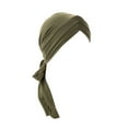 thumbnail image 2 of Ediodpoh Back Long Tail Turban Cap for Women with Adjustable Tie for Comfortable Fit Bandanas for Women E, 2 of 4