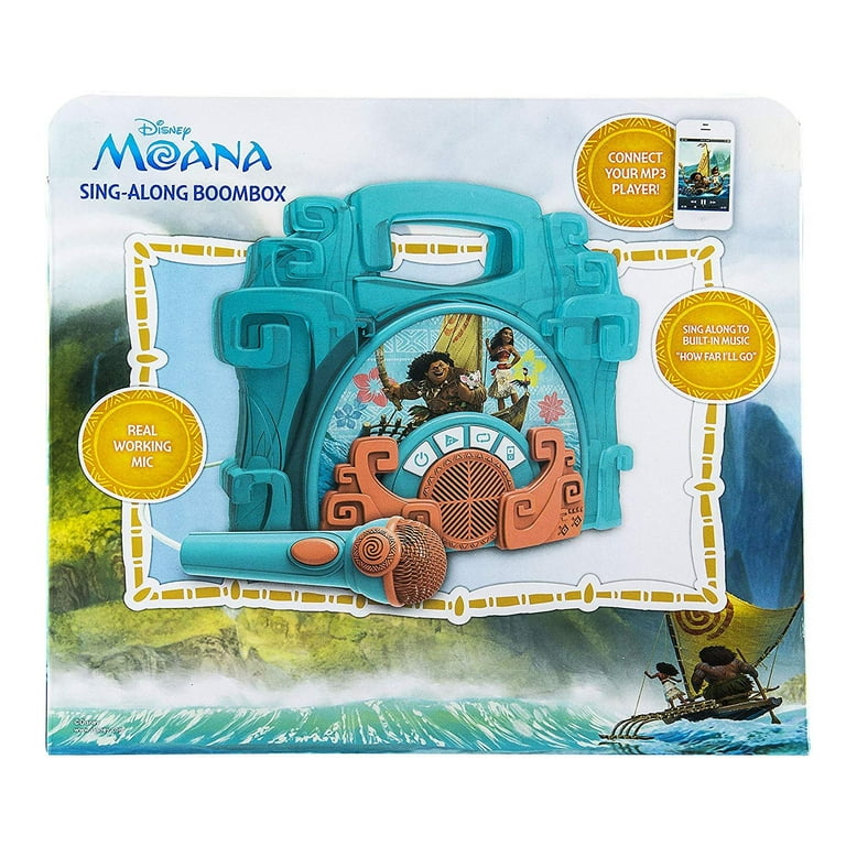 Disney Princess Moana Sing Along Karaoke Boombox, Children's Music