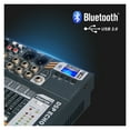 Clean Sound!12 Channels Mixer Dj 48V Phantom Power USB For Recording
