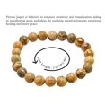 thumbnail image 3 of Picture Jasper Bracelet - 8mm Beaded Stretch Bracelet and Healing Stones, 3 of 5