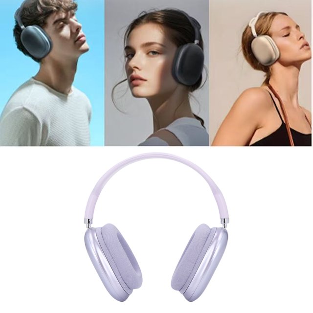 Auriculares Inalámbricos, Auriculares Que Cancelan El Ruido Con La Cabeza Plegable De Micrófono Incorporado, Tiempo De Juego De 12h De Largo, Antiguo Y Cómodo,