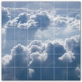 thumbnail image 1 of Picture-Tiles.com: Clouds Ceramic Tile Wall Mural WAL500394-66M. 36"W x 36"H using (36) 6" x 6" Ceramic Tiles-Satin Finish, 1 of 3