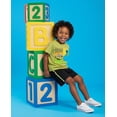 thumbnail image 2 of Sesame Street Cookie Monster Oscar the Grouch T-Shirt and Mesh Shorts Outfit Set Infant to Little Kid, 2 of 5