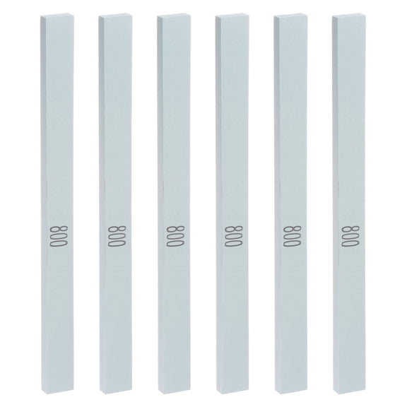 Uxcell Sharpening Stones 800 Grit 150x12x6mm Green Silicon Carbide Whetstone 6 Pack
