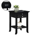 thumbnail image 3 of American Heritage Table d'Appoint Logan avec Station de Recharge, Fini Bois Noir, 3 of 8