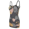 thumbnail image 5 of Ladies Elegant Sling Sleeveless Sexy Dress flowers, 5 of 6