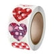 thumbnail image 2 of Rollo de 500 pegatinas adhesivas de corazón para sobres, 8 patrones decorativos 25 cm estilo B, 2 of 9